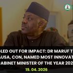 Alausa Bags ‘Most Innovative Minister’ Award as Education Reforms Gain National Recognition