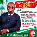 2027: Vote Out All Incumbent National Assembly Members, Ezeh Urges Ebonyi Electorates