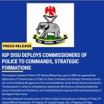 Police Shake-Up: IGP Disu Redeploys Commissioners to Key Commands, Strategic Formations Nationwide